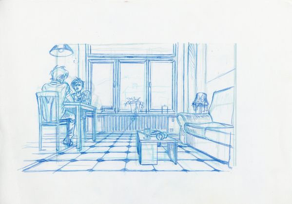 Millenium, Illustration N&deg;42, Recherche de case crayonn&eacute;e