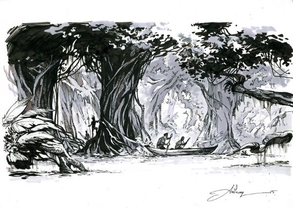 Conan le Cimm&eacute;rien - Au-del&agrave; de la rivi&egrave;re noire, Recherche de d&eacute;cors 02