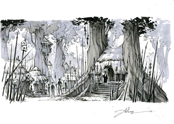 Conan le Cimm&eacute;rien - Au-del&agrave; de la rivi&egrave;re noire, Recherche de d&eacute;cors 03