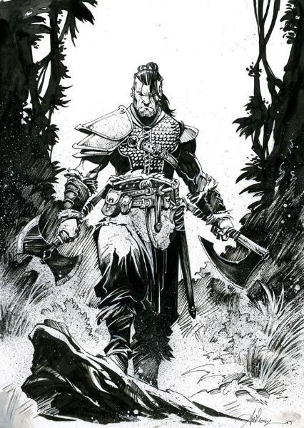 Conan le Cimm&eacute;rien - Au-del&agrave; de la rivi&egrave;re noire, Recherche de personnage Conan 01