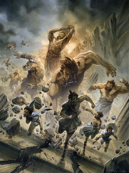 L'Odyssée, Illustration N°27, L'attaque des Lestrigons, 2014