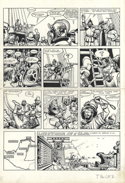 Les conquérants du Mexique, planche 7