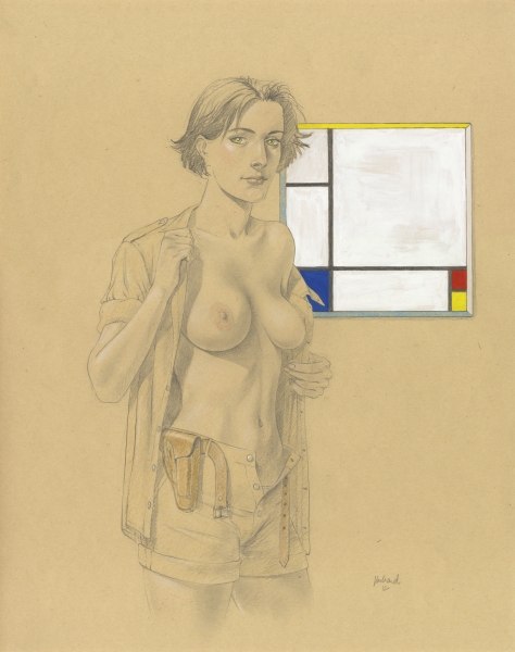 Illustration, Acad&eacute;mie N&deg;88, Mondrian N&deg;2, 2012