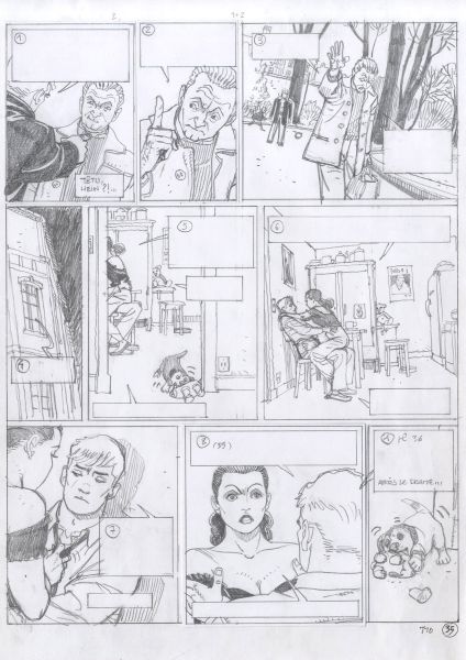 Tramp T.10, Le Cargot maudit,  Crayonn&eacute; de planche 35