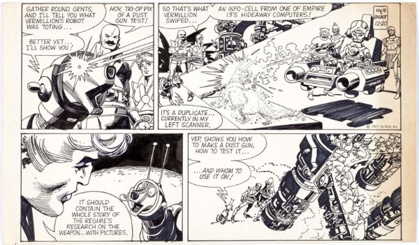 Star Hawks, Daily strip du 20 décembre 1977