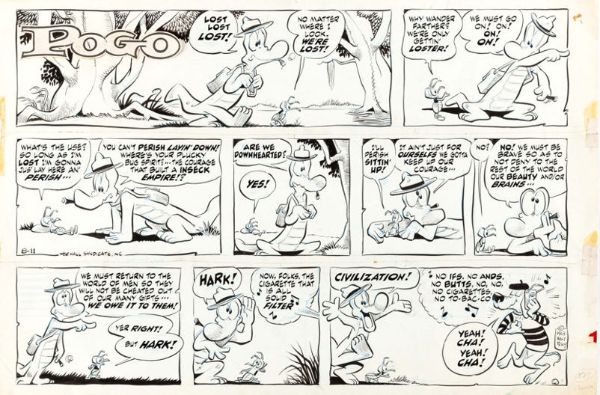 Pogo Sunday Du 11 Aout 1963