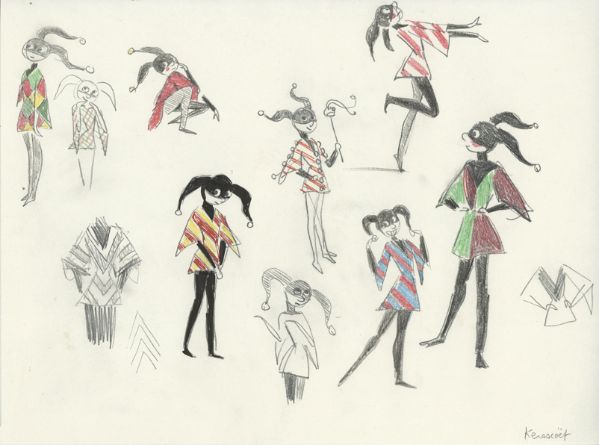 De cape et de mots, crayonn&eacute; &eacute;tude de personnage