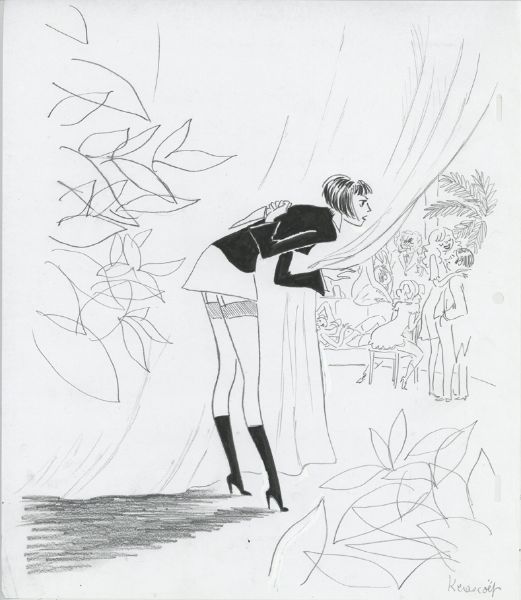 Miss Pas Touche, &eacute;tude de couverture du Tome 2