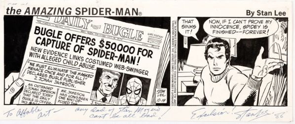 The Amazing Spider-Man  du 19 octobre 19XX