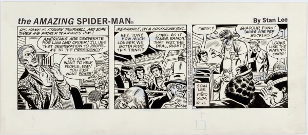 The Amazing Spiderman, Daily strip du 26 octobre 1981