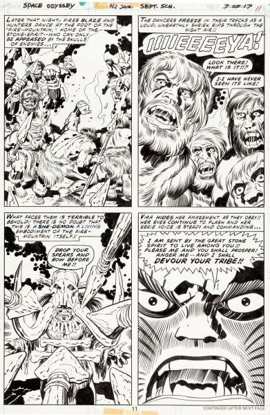 2001: A Space Odyssey,  #2 Page 7 Original Art (Marvel, 1977)