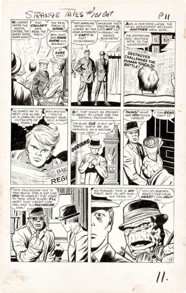Strange Tales, Issue 101, Page 11, 1962