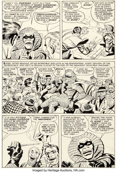  X-Men, issue 2 Story Page 11  (Marvel, 1963)