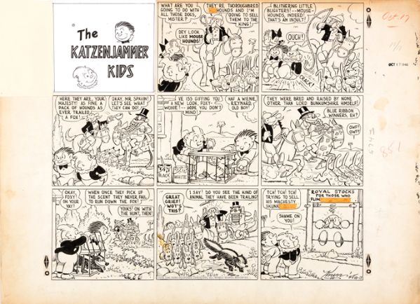 The Katzenjammer Kids, sunday 17 Octobre 1948