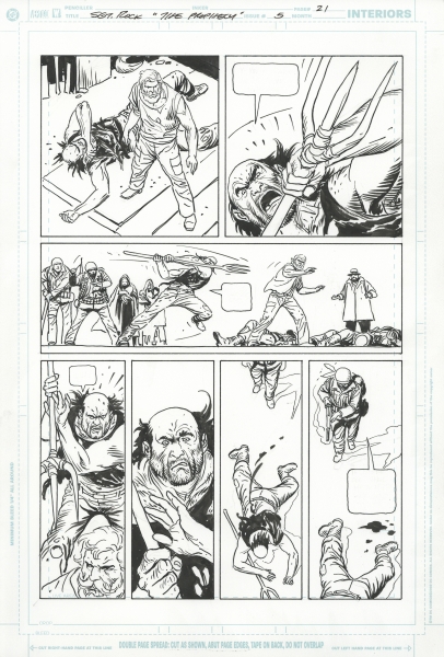 Sgt. Rock: The Prophecy, issue 5, planche 21, 2006