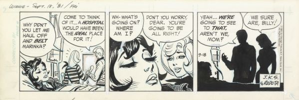 Winnie Winkle, Strip du 18 septembre 1981