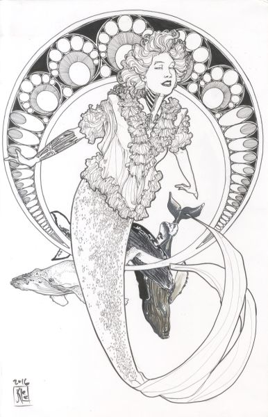 Illustration, Femme 08