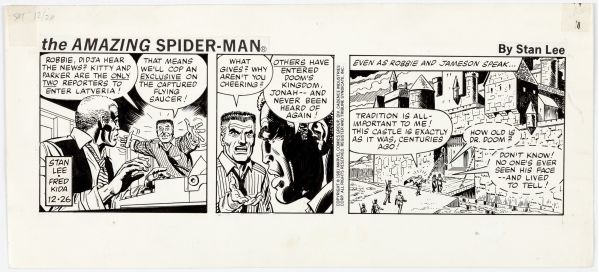 The Amazing Spiderman, Daily strip du 26 d&eacute;cembre 1981