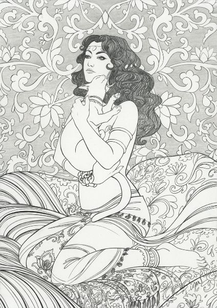 Illustration de Meja&iuml;, hommage &agrave; Marini