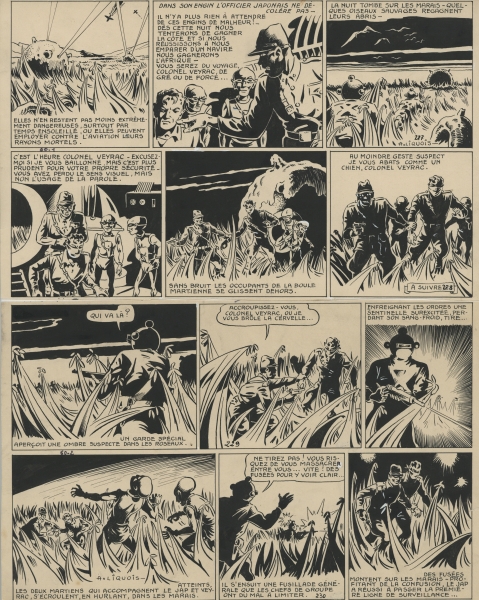 Guerre à la terre, planche 57