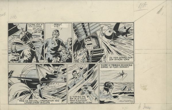 Guerre à la terre, planche 21 demi planche, haut