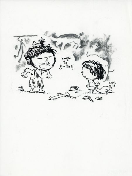 Illustration, Range ta grotte!!, revue Famili N&deg;136