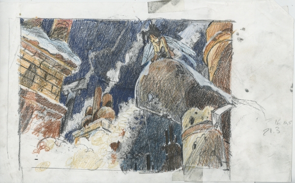 Clochette, mise en couleur- projet d'affiche Angoulême