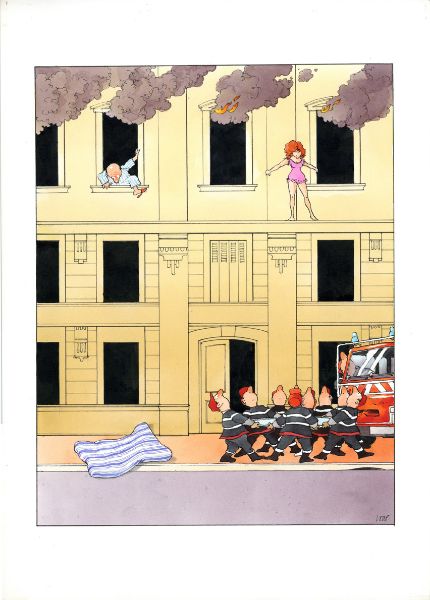Illustration incendie