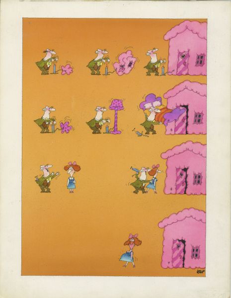 Illustration pour Playboy, 1972