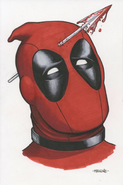 Illustration, Deadpool