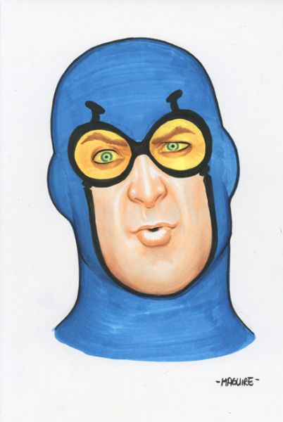 Illustration, Blue Beetle