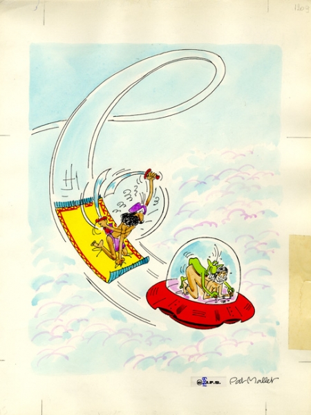 dessin pour Lui, le tapis volant