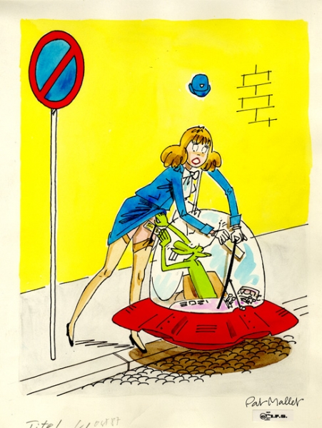 dessin pour Lui, la pervenche