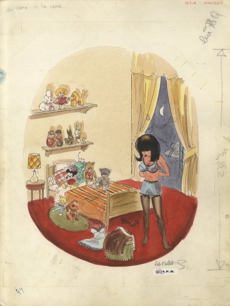 Les petits hommes verts, Illustration I-014, parue dans Lui 1978