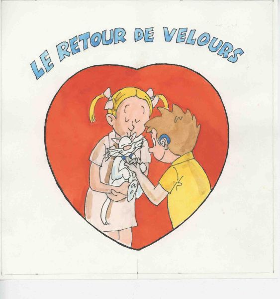 Le retour de Velours, couverture