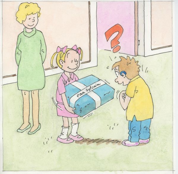 Le retour de Velours, Ie cadeau de Sylvain