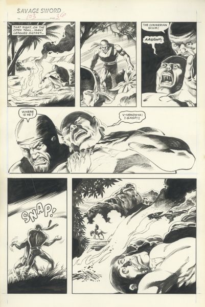Savage Sword of Conan, issue 103, page 36