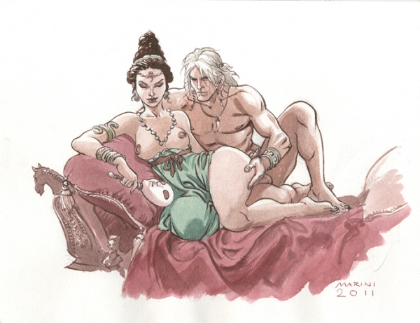 Arminius & Morphéa sur le lit