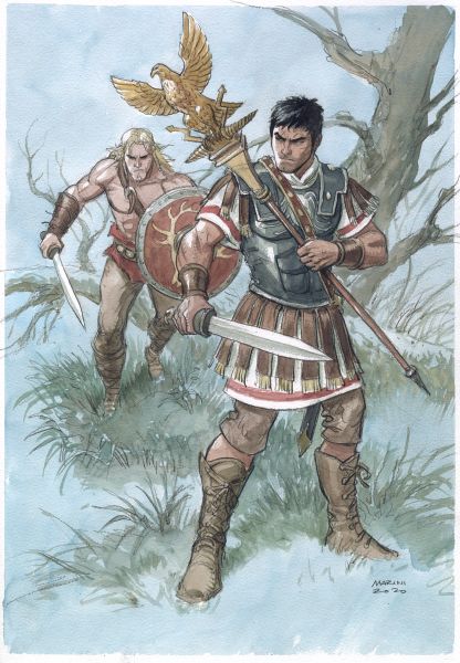 Couple Les Aigles de Rome, Falco et Arminius - Commission 2020
