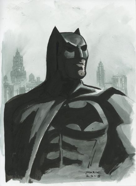 Batman: The Dark Prince Charming, Batman en buste de face
