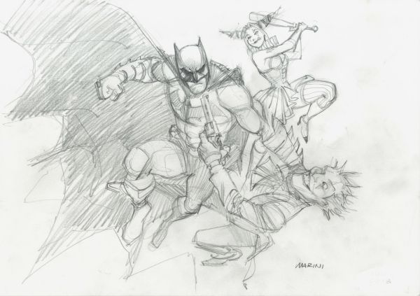 Batman : The Dark Prince Charming, Batman, Joker et Harley Quinn