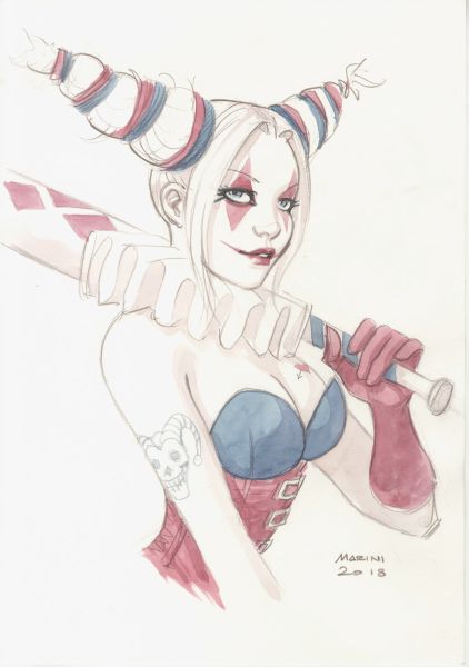 Batman : The Dark Prince Charming, Harley Quinn en buste