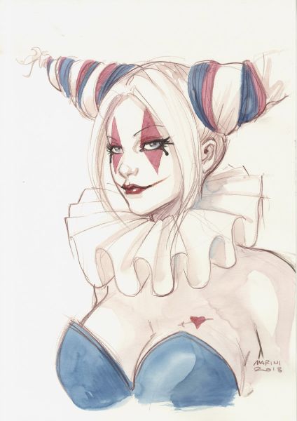 Batman : The Dark Prince Charming, Harley Quinn en buste