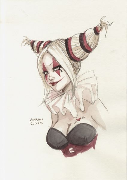 Batman : The Dark Prince Charming, Harley Quinn en buste