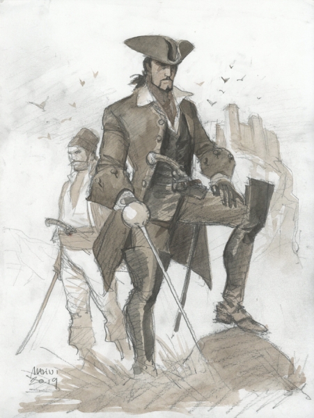 Illustration, &eacute;tude pour la couverture sp&eacute;ciale FNAC