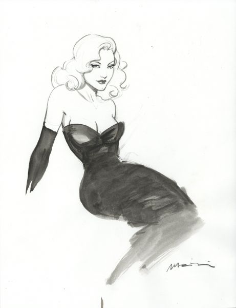 Noir burlesque tome 1 , illustration de personnage