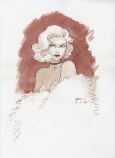 Noir burlesque tome 1 , illustration de personnage