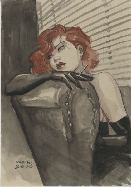 Noir burlesque tome 1 , illustration, Caprice