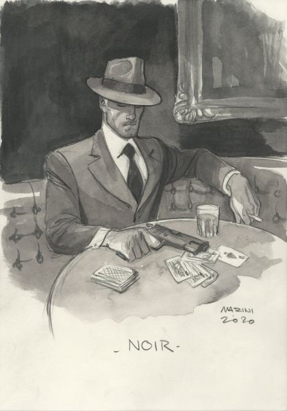 Noir burlesque tome 1 , illustration, Slick