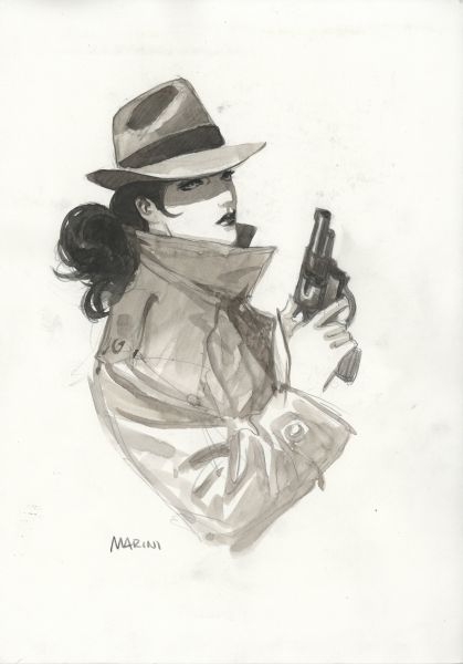 Noir burlesque tome 1 , illustration de personnage